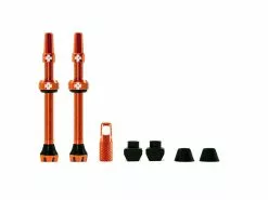 Elite Bike Muc-Off Tubeless Valve Kit V2.0 60mm Orange